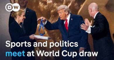 FIFA presents new Peace Prize to Trump at draw for the 2026 Men’s Soccer World Cup | DW News