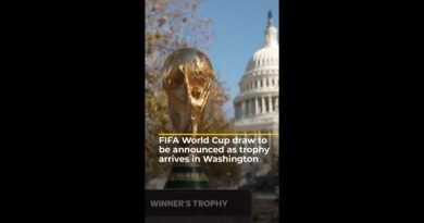 FIFA World Cup draw to be announced as trophy arrives in Washington | #ajshorts