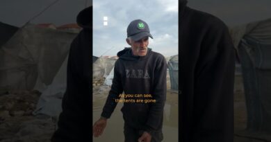 Flooding destroys few remaining possessions of Palestinians in Gaza | AJ #shorts