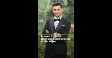 Funeral held in Gaza for journalist killed in Israeli strike | AJ #shorts