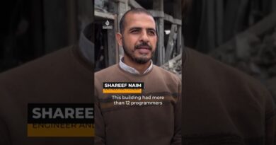 Gaza’s tech workers contend with little electricity, limited internet | AJ #shorts