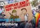 German students strike and protest over new military service law | DW News