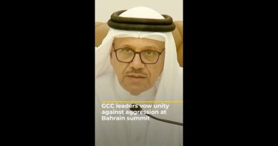 Gulf leaders pledge unity at Bahrain GCC summit | AJ #shorts