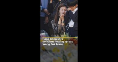 Hong Kong says deficient netting spread deadly Wang Fuk blaze | #ajshorts