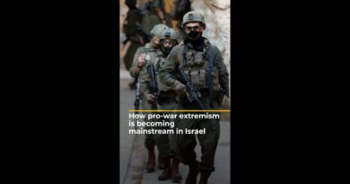 How pro-war extremism is becoming mainstream in Israel | AJ #shorts