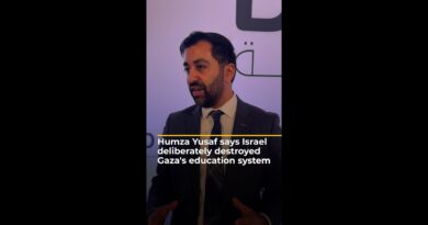 Humza Yusaf says Israel deliberately destroyed Gaza’s education system | AJ#shorts