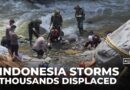 Indonesia landslides & flooding: Thousands displaced by server weather