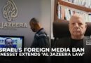 Israel extends law that banned Al Jazeera for two more years