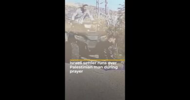 Israeli settler runs over Palestinian man praying near Ramallah | AJ #shorts