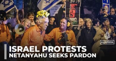 Israelis protest in Tel Aviv after Netanyahu seeks pardon on fraud cases