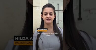 Jerusalem’s Latin Patriarch leads Christmas mass at Gaza church | AJ #shorts