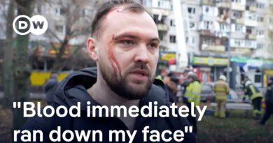Kyiv residents tell DW how they survived Russian a missile strike on their home | DW News