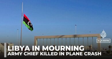 Libya observes three days of mourning after army chief dies in plane crash