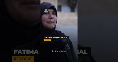 Mourning begins in Syrian town after deadly Israeli raid | AJ #shorts