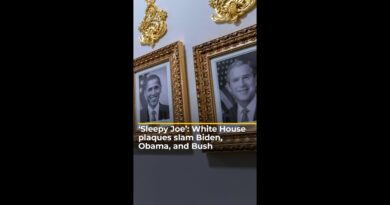 New White House plaques attack Biden, Obama and Bush | #ajshorts