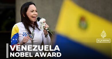 Nobel Peace Prize: Venezuela’s Machado awarded medal in absentia