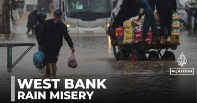 Occupied West Bank rains: Downpour brings misery for displaced Palestinians