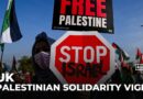 Palestinian solidarity vigil: Campaigners highlight sufferings of prisoners