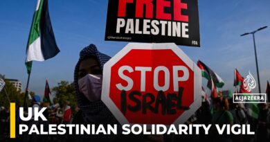 Palestinian solidarity vigil: Campaigners highlight sufferings of prisoners