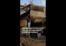 Palestinians in Gaza fear rain as war-damaged buildings collapse | AJ #shorts