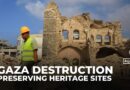 Palestinians race to preserve Gaza’s heritage landmarks damaged by Israeli strikes