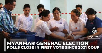 Polls close in Myanmar as military holds first election since 2021 coup