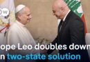 Pope Leo XIV reaffirms two-state solution during visit to Lebanon | DW News