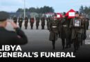 Prayers for Libyan General Killed in crash: Coffins arrive in Tripoli ahead of funeral service