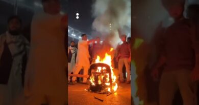 Protesters burn buildings in Bangladesh after youth leader killed