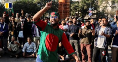Protests turn violent in Bangladesh after uprising leader killed