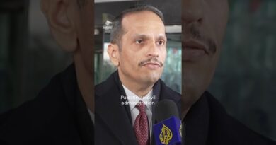 Qatar PM urges Gaza aid surge in talks with US Secretary of State | AJ #shorts