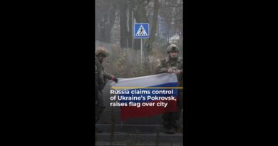 Russian claims control of Ukraine’s Pokrovsk, raises flag over city | #ajshorts