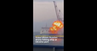 Russian drone hits Turkish ships in Ukraine | AJ #shorts