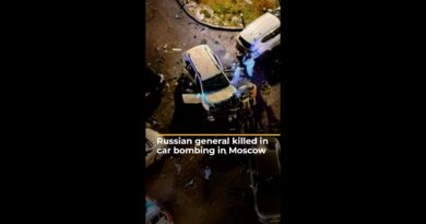Russian general killed in car bombing in Moscow | AJ #shorts
