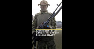 Rwanda-backed M23 militia storms DRC city, displacing 200,000 | #ajshorts