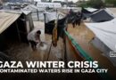 Sewage and flooding worsen winter hardships for Palestinians in Gaza