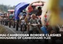 Thai-Cambodian border clashes force thousands of Cambodians to flee unsafe evacuation camps again