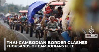 Thai-Cambodian border clashes force thousands of Cambodians to flee unsafe evacuation camps again