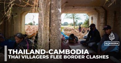 Thai villagers flee intense Cambodia border fighting as border shelling enters third day