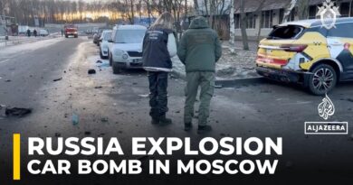 Three people, including officers, killed in explosion in Russia’s Moscow