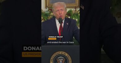Trump hails Gaza ceasefire success during national address | AJ #shorts