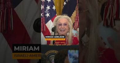 Trump says Miriam Adelson offered another $250M for third term | AJ #shorts