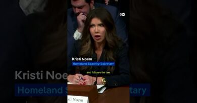 US Homeland Security Secretary Kristi Noem faces US military veteran | DW News