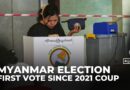 Voting underway in Myanmar as polls open for first general election since 2021 military coup
