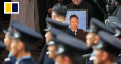 WATCH LIVE: Funeral for Hong Kong firefighter killed in Tai Po disaster