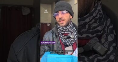 Baby girl in Gaza dies from cold amid Israeli aid restrictions | AJ #shorts