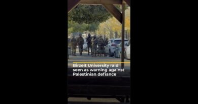 Birzeit University raid seen as warning against Palestinian defiance | AJ #shorts