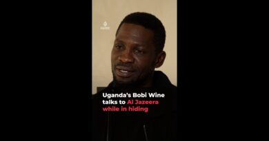 Bobi Wine tells Al Jazeera he escaped police raid amid Uganda elections | AJ#shorts