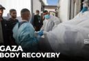 Civil defence teams recover bodies across Gaza