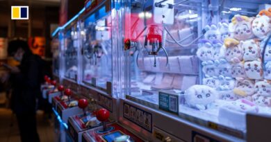 Claw machines take over arcades in Japan